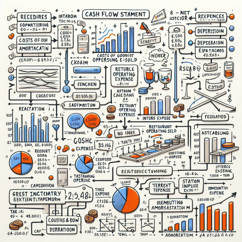 sample cash flow statement for restaurant
